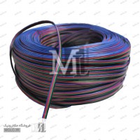 سیم افشان 2 زوج مخصوص LED RGB متری سیم، کابل و مجموعه سیم الکترونیکی